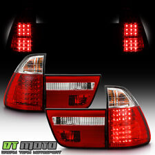 00-06 Bmw X5 E53 Led Perform Red Clear Taillights Lamps Leftright