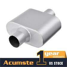Single Chamber Center 2.5 Inlet Car Outlet Performance Race Mufflers Silencer