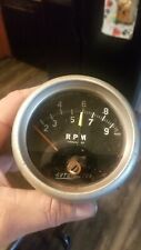 Vintage Autometer 439 Tachometer Drag Race 0-9600 Rpm Classic Tach Hotrod Ratrod