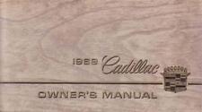 1969 Cadillac Owners Manual User Guide
