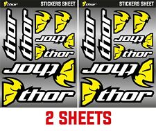 Thor Racing Sticker Sheet Decal Kit Vinyl Dirt Bike Mx Motocross Bmx Atv Mtb