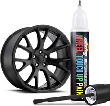 Matte Black Wheel Rim Touch Up Paint Repair Kit Universal For Car Chips Nicks