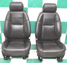 14 Escalade Black Leather Lh Rh Front Memory Power Heat Cool Bucket Seats Pair