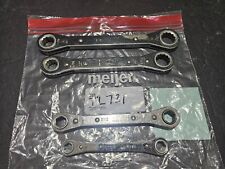 4-vintage Old Forge 2-6 Pt 2- 12 Pt Ratcheting Dble Box Wrenches Tl721