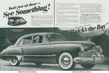 1949 Buick Super Dynaflow Sedan See Something Henry Taylor Abc Vtg Print Ad Sp17