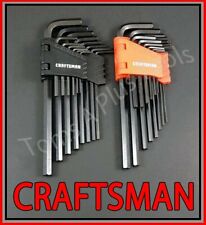 Craftsman Hand Tools 28pc Sae Metric Mm Allen Hex Key Wrench Set 