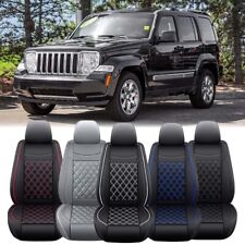 Luxury Pu Leather Front Rear Car Seat Covers 25-seat Cushion For Jeep Liberty
