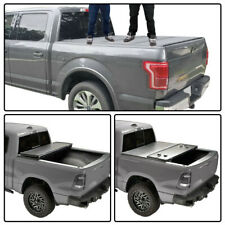 For 2004-2020 Ford F150 5.5ft Truck Bed Lock Tri-fold Hard Tonneau Cover