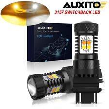 Auxito 3157 3457 Switchback Led Amberwhite Turn Signal Bulb For Toyota Camry 2x