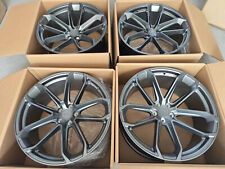 22x10 22x11.5 Inch Cast Gts Coupe Wheels Set- Fits Porsche Cayenne - Satin Grey
