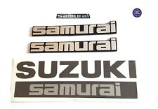 Suzuki Samurai Sj413 Emblem Set - 4 Pieces 77811-83060 77815-50ca0 77815-83060