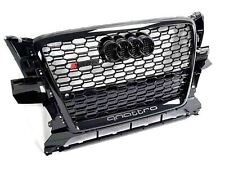 For Audi Q5 Rsq5 2009 2010 2011 2012 Bumper Grille Glossy Frame Black Honeycomb