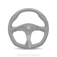 Fits Momo Quark Steering Wheel Polyurethane Black Qrk35bk0b