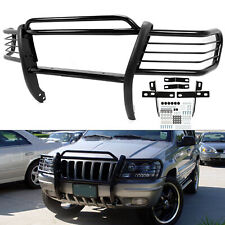 For 1999-04 Jeep Grand Cherokee Wj Powder Coated Front Bumper Brush Grille Guard