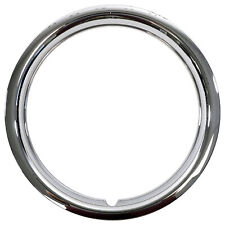 Set Of 4 18 Chrome Wheel Rim Trim Rings Beauty Bands Rims Rally Steel Wheels