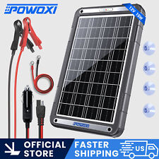 Powoxi New Upgraded Mppt 15w Solar Battery Trickle Charger For 12 Volt Car Rv