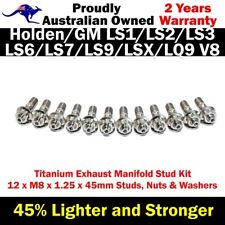 Titanium Exhaust Manifold Stud Kit For Chevy Ls1ls2ls3ls6ls7ls9lsxlq9