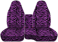 Zebra Animal Prints Car Seat Covers 60-40 Highback Seat Fits 98-03 Ford Ranger