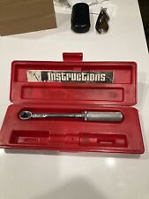 Snap-on 38 Torque Wrench Inch Pounds 40-200 Inch Pounds