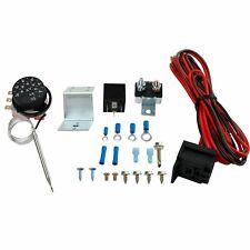 30 Wire Relay Kit Adjustable 12v Electric Radiator Fan Thermostat 3-pin Control