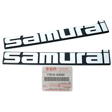 Suzuki Samurai Sierra Sj413 Sj4130 Side Badge Emblem Samurai Genuine 77815-83060
