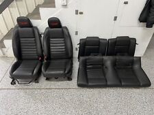 2007-2009 Ford Mustang Shelby Gt500 Leather Front Rear Seats Coupe - Oem