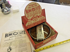 Nos Blink-o-lite Trunk Warning Light In Great Graphics Display Box Working