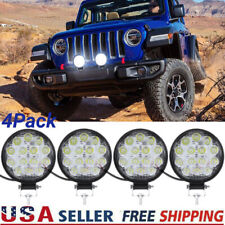 4x 4.5inch Round Led Fog Lights Bumper Driving Offroad Light Tractor Atv Truck