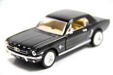 5 Kinsmart 1964 12 Ford Mustang Diecast Model Toy Car 136 Black