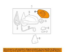 Gm Oem Outside Mirrors-front Door-mirror Glass Left 25893515