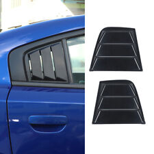 Rear Side Window Blinds Quarter Louver Cover Accessories For Dodge Charger 2015