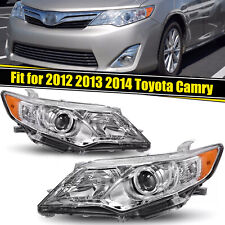Projector Chrome Headlight Assembly Leftright For 2012 2013 2014 Toyota Camry