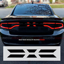 For Charger 15-2023 Black Decal Tail Light Race Track Overlay Rear Vinyl Tint X