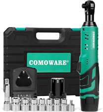 Cordless Electric Ratchet Wrench 38 40ft-lbs 12v Power Ratchet Kit With 1-pac