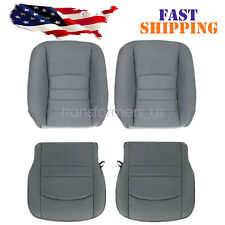 Gray Cloth Both Side Bottom Top Seat Cover Fit For 2013-18 Dodge Ram 1500 2500
