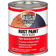 Rust Paint Matte Black Finish 1 Gallon Rust Encapsulator Paint Paint Over...