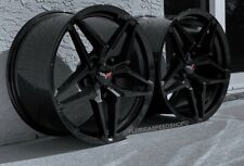 Black C7 Zr1 Corvette Wheels Fits 2006-2013 Z06grand Sport 18x9.519x12
