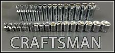 Craftsman Tools 32pc Short Deep 38 Metric Mm 6pt Ratchet Wrench Socket Set