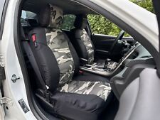 For Dodge Ram 2500 3500 2003-on Car Front Seat Covers Black Grey Camo Canvas