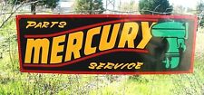 Large 36 Hand Painted Lettered Mercury Boat Omc Repair Shop Marina Sales Sign 