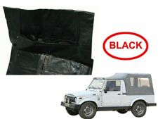 Black Soft Top Roof For Suzuki Sj410 Sj413 Samurai Maruti Gypsy King