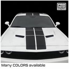 Dodge Challenger 2008-2023 Pulse Rally Top Strobe Stripes Decals Choose Color