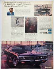 1972 Chrysler New Yorker Brougham Vintage Print Ad