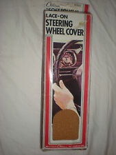 1970s Vintage New In Box Allison Tan Soft Touch Steering Wheel Cover
