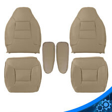 For 1992-1996 Ford Bronco Eddie Bauer Driverpassenger Complete Seat Covers Tan