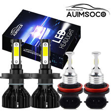 For Toyota Tacoma 2012-2015 Combo Led Headlight Kit Hilow Beam Fog Light Bulb