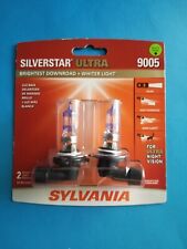 New - Sylvania Silverstar Ultra 9005 Headlight 2 Bulbs Pair Set 9005su.bp