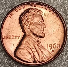 1960 D Large-date Uncirculated Bu Lincoln Cent Penny