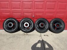 Oem 17 Dodge Ram 3500 Dually Gloss Black Steel Wheels And Tires 2 Tires Are New