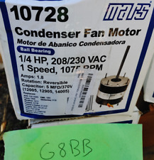 Mars 10728 Condenser Fan Motor G8bb